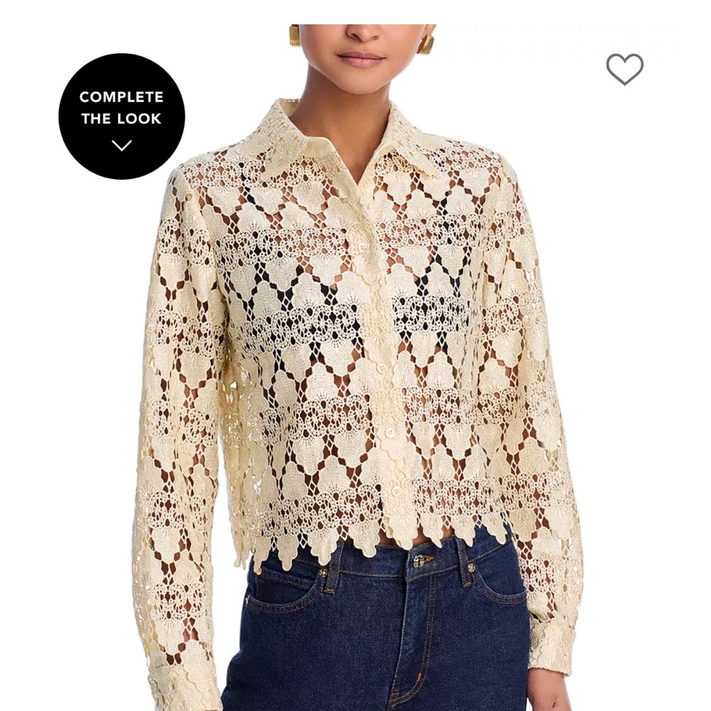 Frame Denim Lace Blouse - Picture 8 of 8